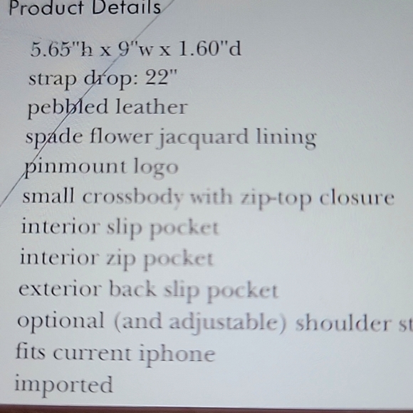 Super Cute Kate Spade ♠️ Knott Pebbled Leather Small Crossbody - Picture 2 of 5